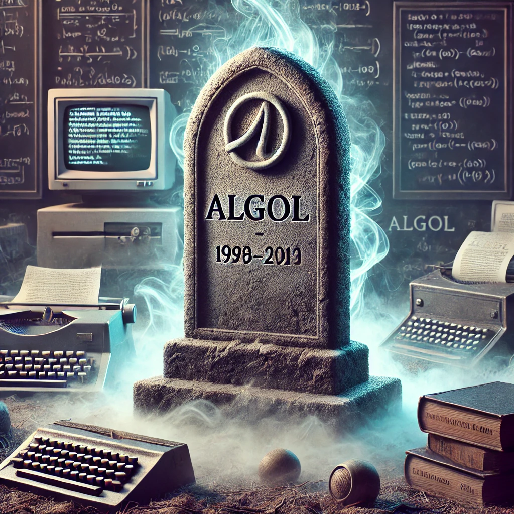 ALGOL’s tombstone